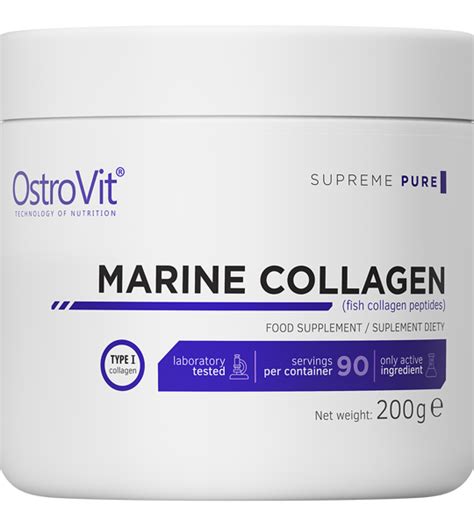 OstroVit Marine Collagen 200 грам купити колаген в Києві та Україні