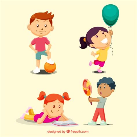 Children Playing Vector At Getdrawings Free Download