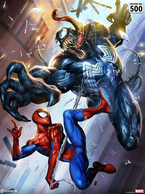 Here you can find the best spiderman venom wallpapers uploaded by our community. Art Print Spider-Man vs Venom - Deriv'Store