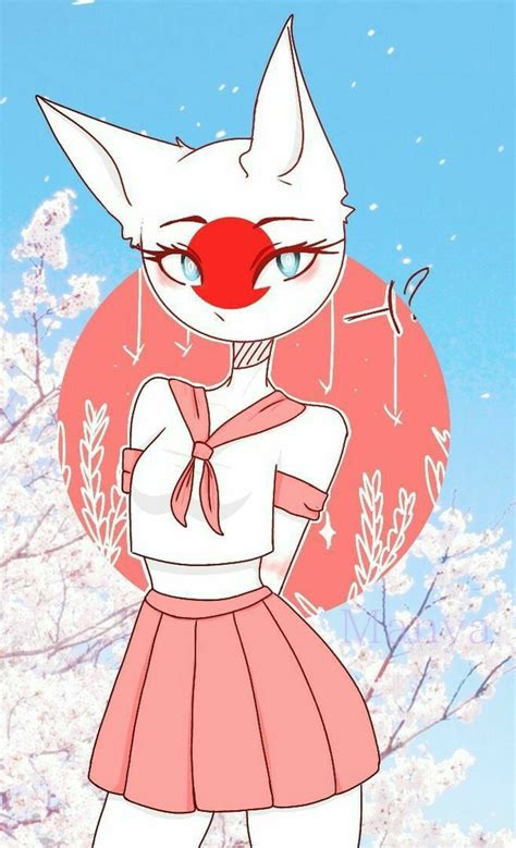 Kawaii Japan Countryhumans By Blootheberry On Deviant