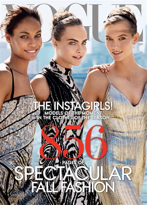 Vogue Puts Three Supermodels On Its September Issue Cover Including