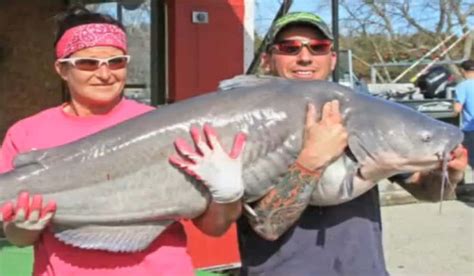 Angling Couple Holds Records After Catching Tournament Winning Blue