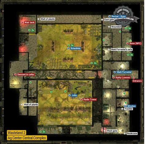 Ag Center Main Complex Ag Center Locations Wasteland 2 Game