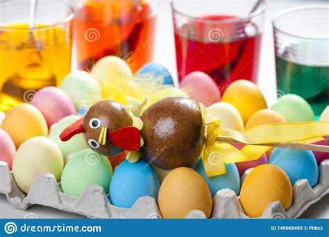 Still Life Of Easter Eggs Stock Image Image Of Colors 149068495