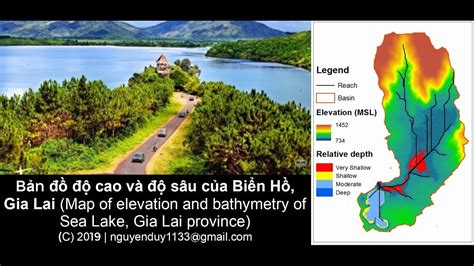 Dữ liệu có thể không đầy đủ. GIS News Bản đồ độ cao, độ sâu của Biển Hồ, Gia Lai ...