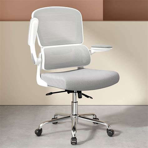 Logicfox Ergonomic Office Chair Comfortable Office Chair With Flip Up