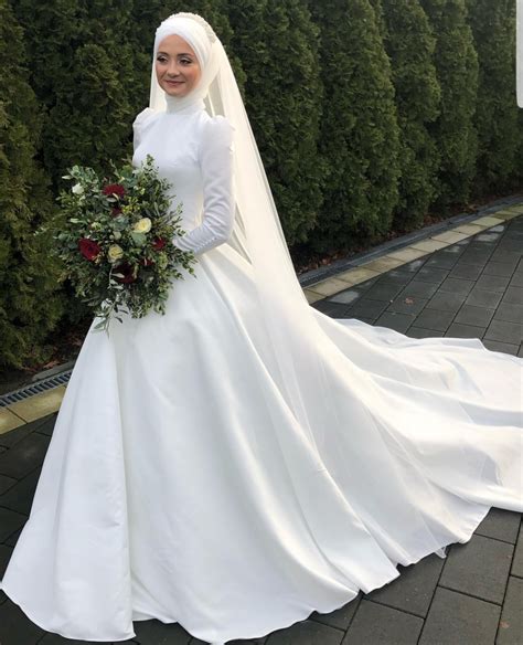 Muslim White Wedding Dress Dresses Images 2022