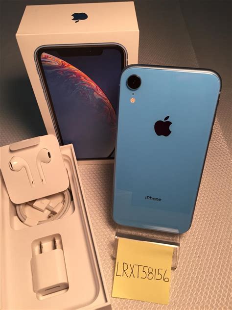 Apple Iphone Xr Unlocked Blue 128gb A1984 Lrxt58156 Swappa