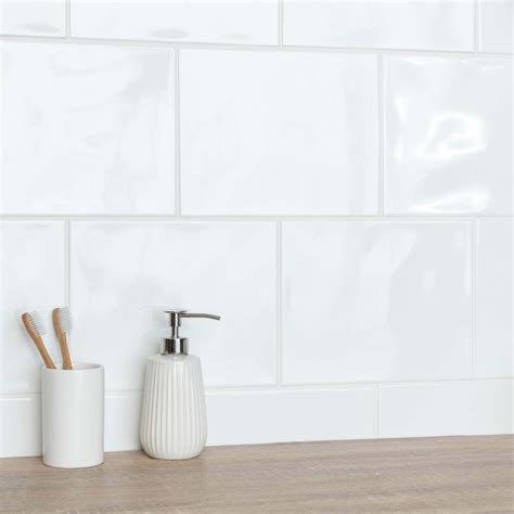 Devine Bumpy 25x20 Gloss White Wall Tiles Walls And Floors