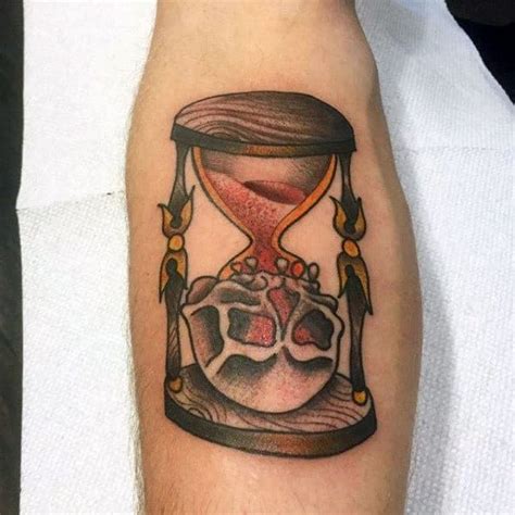 50 Traditional Hourglass Tattoo Designs For Men Passage Of Time