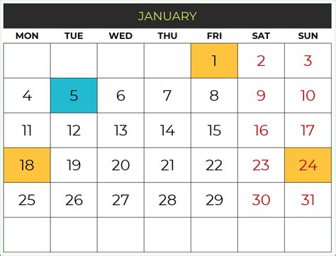 2021 Excel Calendar Template Free Download Spreadsheet