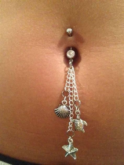 Beach Babe Belly Ring By Lyssjewelry On Etsy 1600 Diamond Belly Button Rings Belly Button