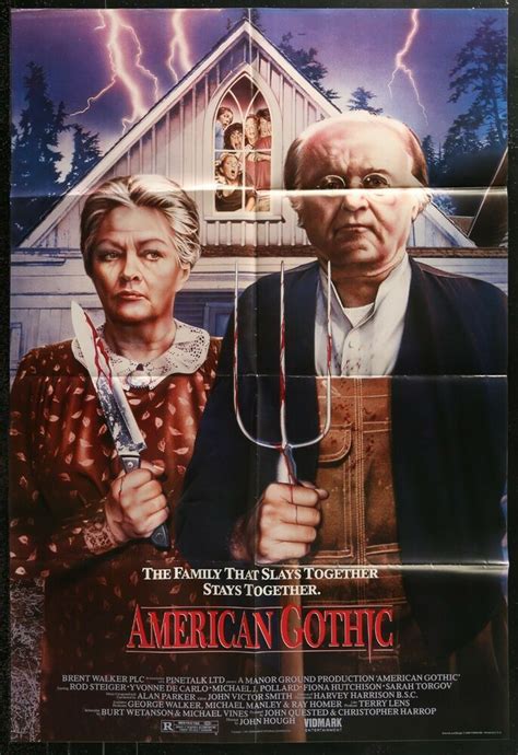 American Gothic 1987 Original Movie Video Poster Horror Rod