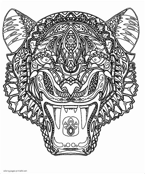 57 Printable Tiger Coloring Pages For Adults Kids Coloring