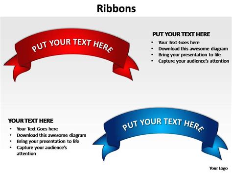 Ribbons Editable Powerpoint Slides Templates Powerpoint Presentation
