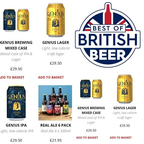 Genius Brewing Best British Beer Ts For Xmas Genus Brewing