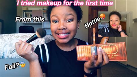 I Tried Doing My Own Makeup For The First Timedisastrous Youtube