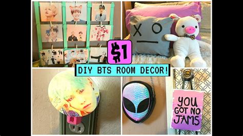 An easy way to add a unique touch to your room is through the art you add to your walls. DIY $1 KPOP BTS ROOM DECOR! - YouTube