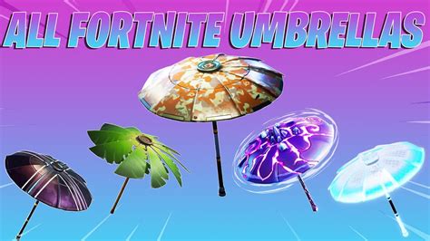 All Victory Royale And Special Umbrellas Every Umbrella In Fortnite