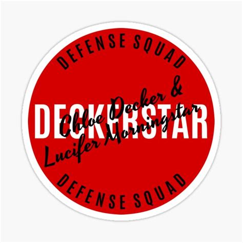Chloe Decker Lucifer Morningstar Deckerstar Defense Squad