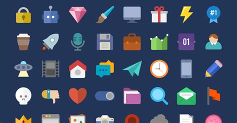 Graphic Flat Vector Icons