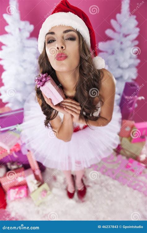 sweet santa claus stock image image of passion posing 46237843