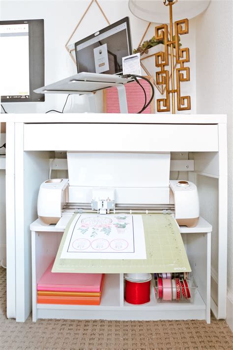 The Best Cricut Setup For Your Office Office Craft Room Combo Craft