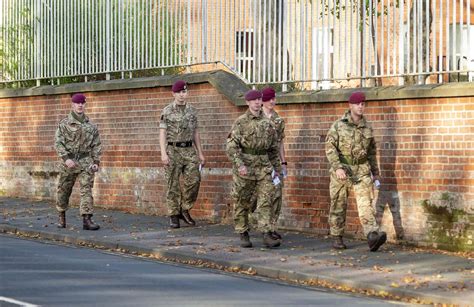 Soldiers Unable To Gather For Remembrance Parade Go On Memorial Walks Instead
