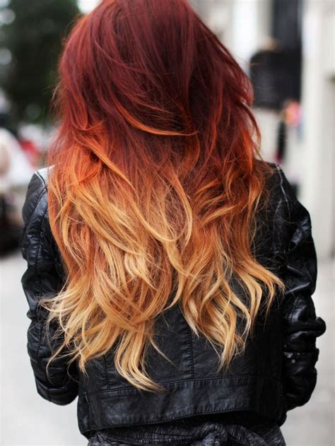 Les Nuances De Roux Qui Nous Inspirent Red Ombre Hair Ombre Hair