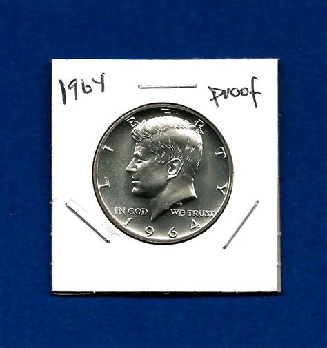 1964 Proof 90 Silver Kennedy Half Dollar Gem Proof 90 Silver Ebay