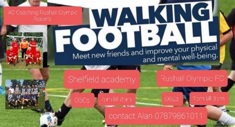 Walking Football Rushall Olympic Fc Walsall West Midlands