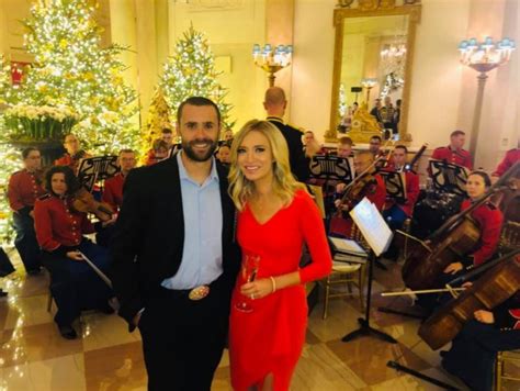 Photo Kayleigh Mcenany With A Glass Of Wine And Her Husband