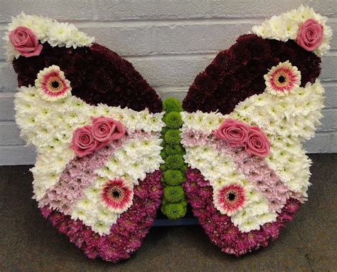 Butterfly Funeral Flowers Buy Online Or Call 01206 843461