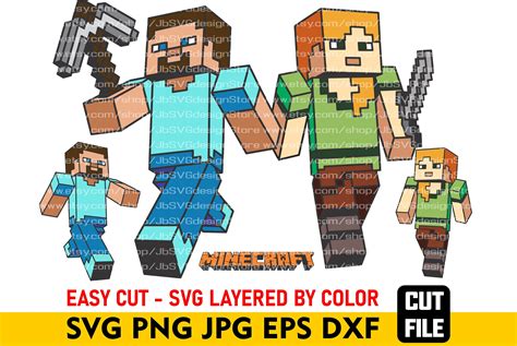 115 Free Minecraft Svg Cutting Files