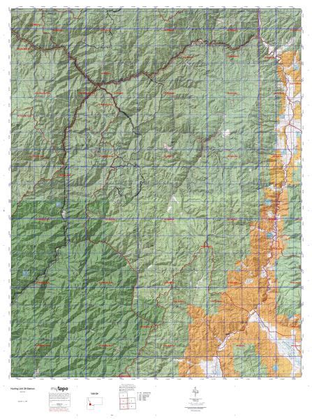 Idaho Hunting Unit 28 Salmon Topo Maps Shop Hunters Domain