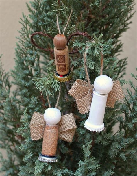 Make Cork Angel Ornaments Morenas Corner