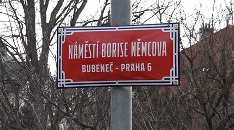 Náměstí Pod Kaštany V Praze 6 Přejmenovali Na Náměstí Borise Němcova