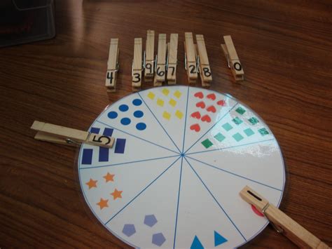 Clothespin Number Wheel Each Clothespin Has A Number On It The