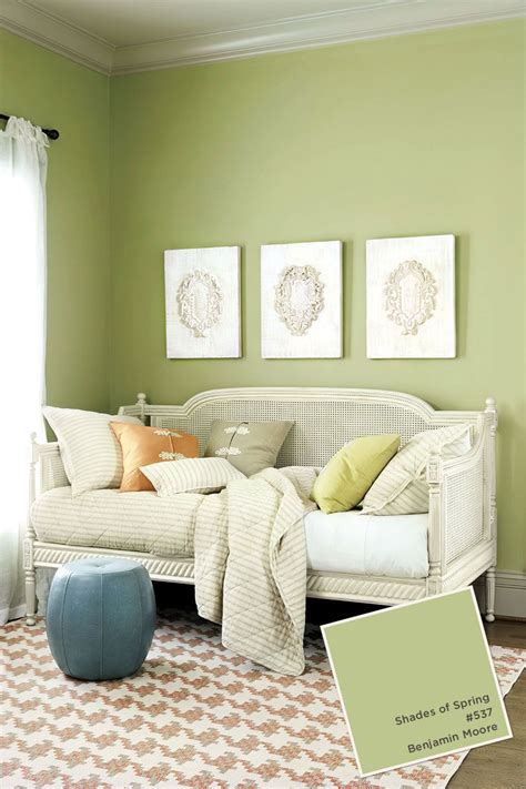 Were Digging This Fresh Spring Green To Inject Color Into A Space