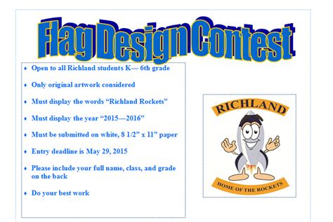 Pin by Richland Art on Flag Design Contest | Contest design, Flag