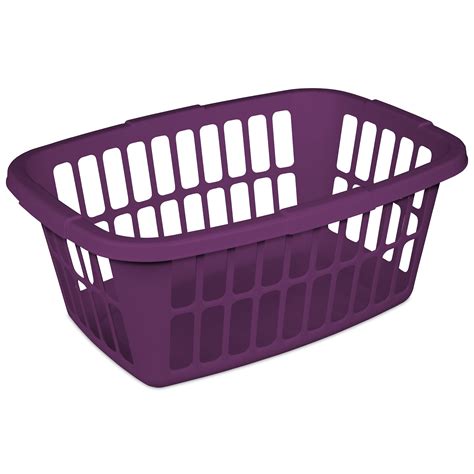 Mainstays 15 Bushel Laundry Basket Mainstays Purple Rain