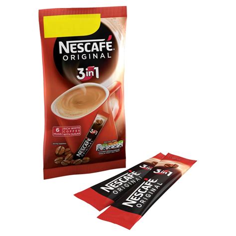 Nescafe 3in1 Instant Coffee 6 Sachets X 17g Bb Foodservice