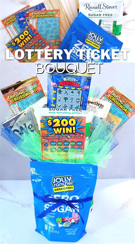 How To Make A Lottery Ticket Bouquet Fathers Day T Basket My