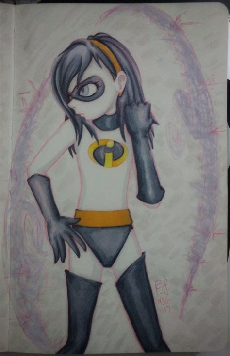 Violet Parr From The Incredibles Wip2 By