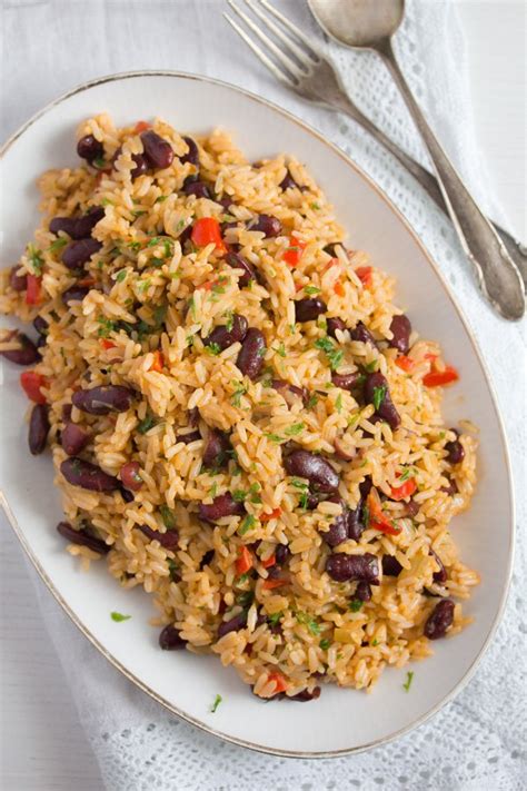 Jamaican Rice And Peas Recipe Easy Red Beans And Rice