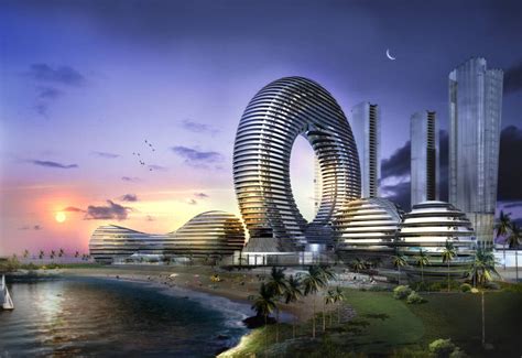 Futuristic Building Structure Kiến Trúc Phong Cảnh