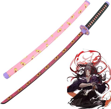 Demon Slayer Secretary Kokushibo Kokushibō 104cm Wooden Sword Cosplay