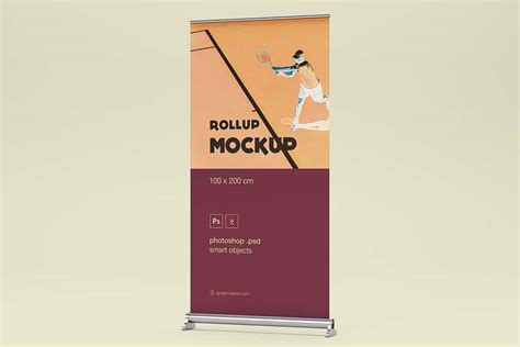 Download This Free PSD Rollup Banner Mockup - Designhooks