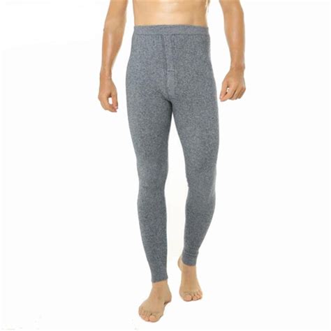 2020 Winter Tights Merino Wool Mens Long Johns Thermal Underwear Pants