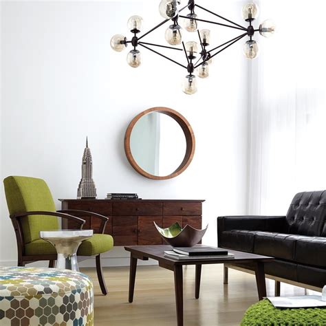 Check out this curated list of top 10 coffee table sets 2019. Atelier - Vintage Mod - Wood coffee table | Round metal ...